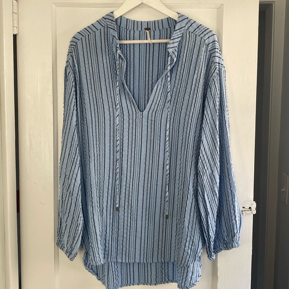 Free People Seersucker Tunic